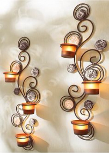 Кованые изделия для декора интерьера - Подсвечник