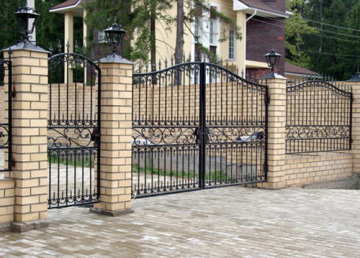 КОВАНЫЕ ИЗДЕЛИЯ ОТ ЗАБОРА ДО СТУЛА - ворота распашные