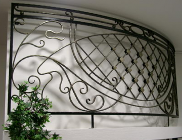 КОВАНЫЕ ИЗДЕЛИЯ ОТ ЗАБОРА ДО СТУЛА - перила для декора
