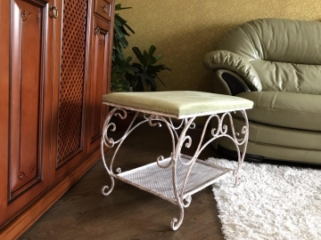 Кованая мебель - Кованый пуфик