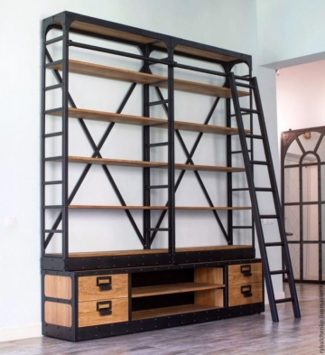 Мебель из металла - стеллаж