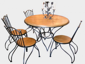 КОВАНЫЕ ИЗДЕЛИЯ ОТ ЗАБОРА ДО СТУЛА - стол