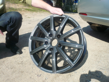 ПОКРАСКА АВТОЗАПЧАСТЕЙ - Черный диск