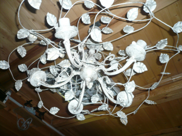 КОВАНЫЕ ИЗДЕЛИЯ ОТ ЗАБОРА ДО СТУЛА - Светильник потолочный